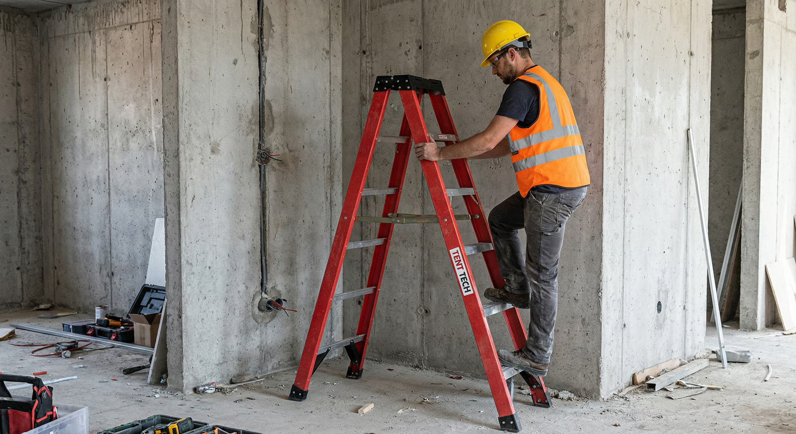 İç mekan boyama işlerinde TENTTECH akrobat merdiven